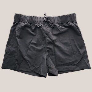 90 Degree by Reflex Black Athletic Shorts with Drawstring Band 144527